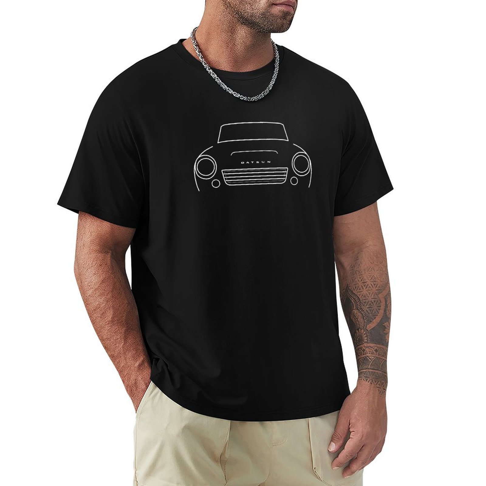Men'S Fashion 1960S - Datsun Roadster 1960s classic car white