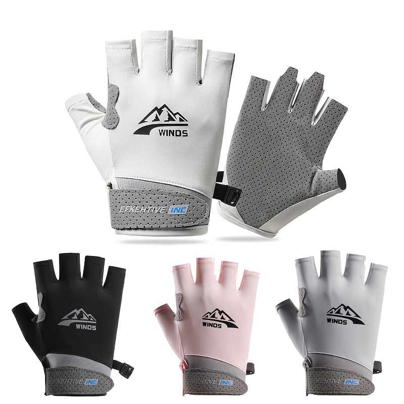 Men'S Fashion Gloves - Fingerless Gloves for Men Women UV