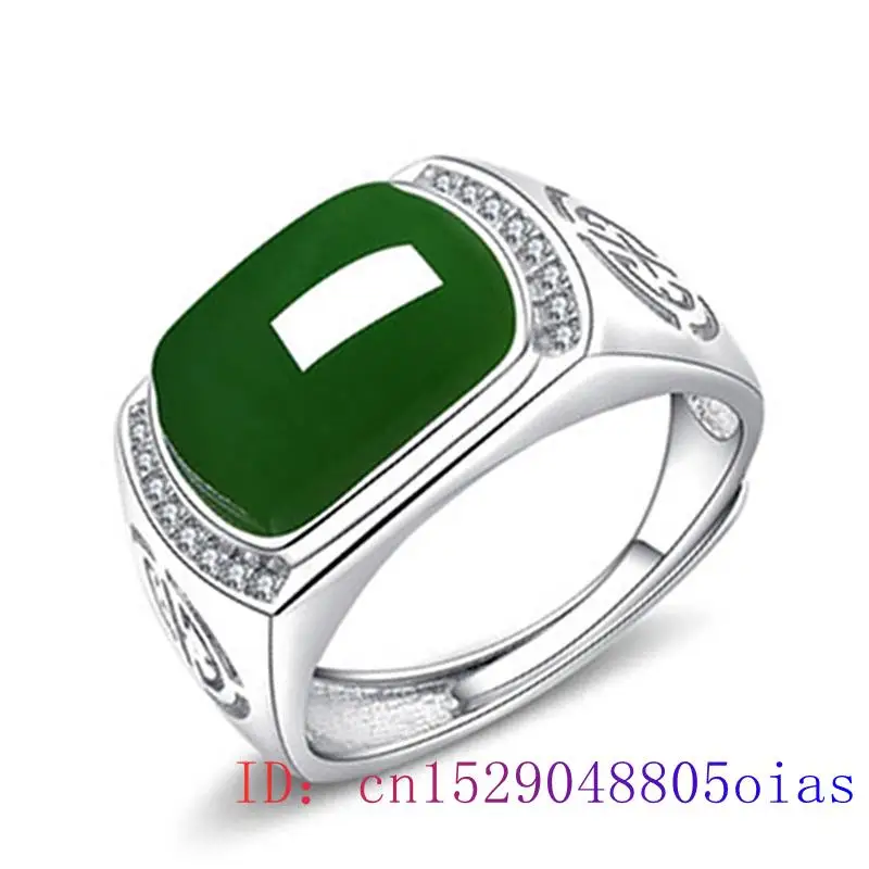 Men'S Fashion For Wedding - Green Jade Ring Gifts Fashion Men