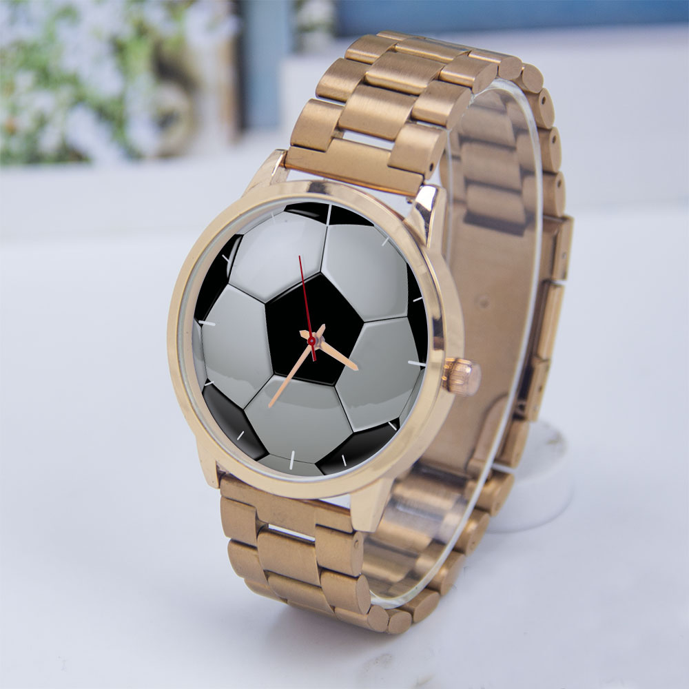 Belt Mens Fashion - Football Soccer Design Fans Silver Man