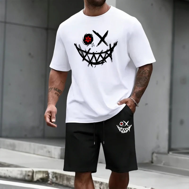Queer Men'S Fashion - 2026 Summer Men's Set T-shirt&shorts Urban