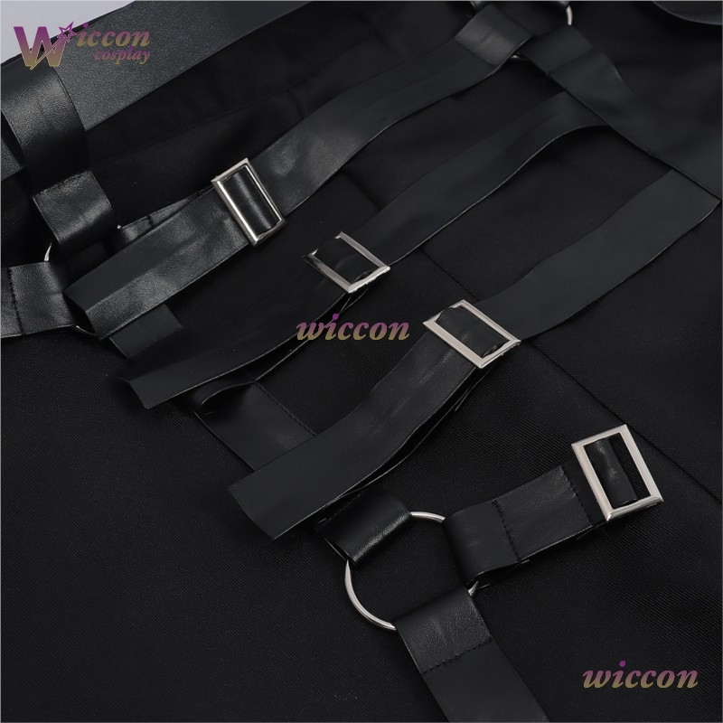 Belt Mens Fashion - With Belt Gothic Black Pantskirt Punk