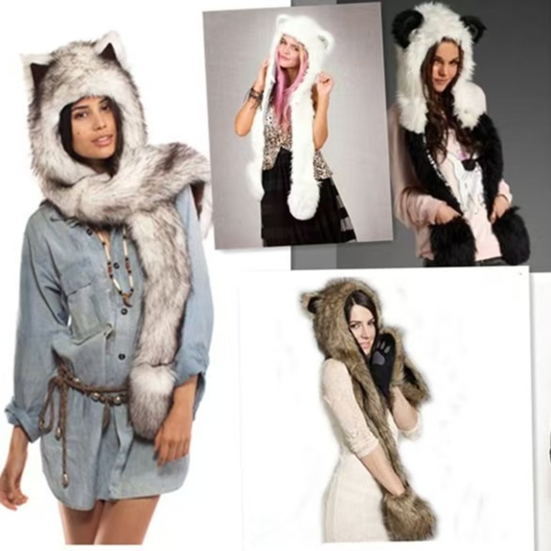 Men'S Fashion Gloves - New Cute Fashion Hat Scarf Gloves