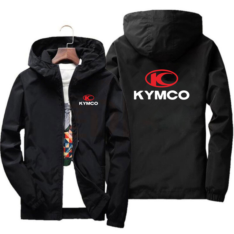 Mens Fashion Bomber Jacket - Spring Summer KYMCO Bomber Jacket Men