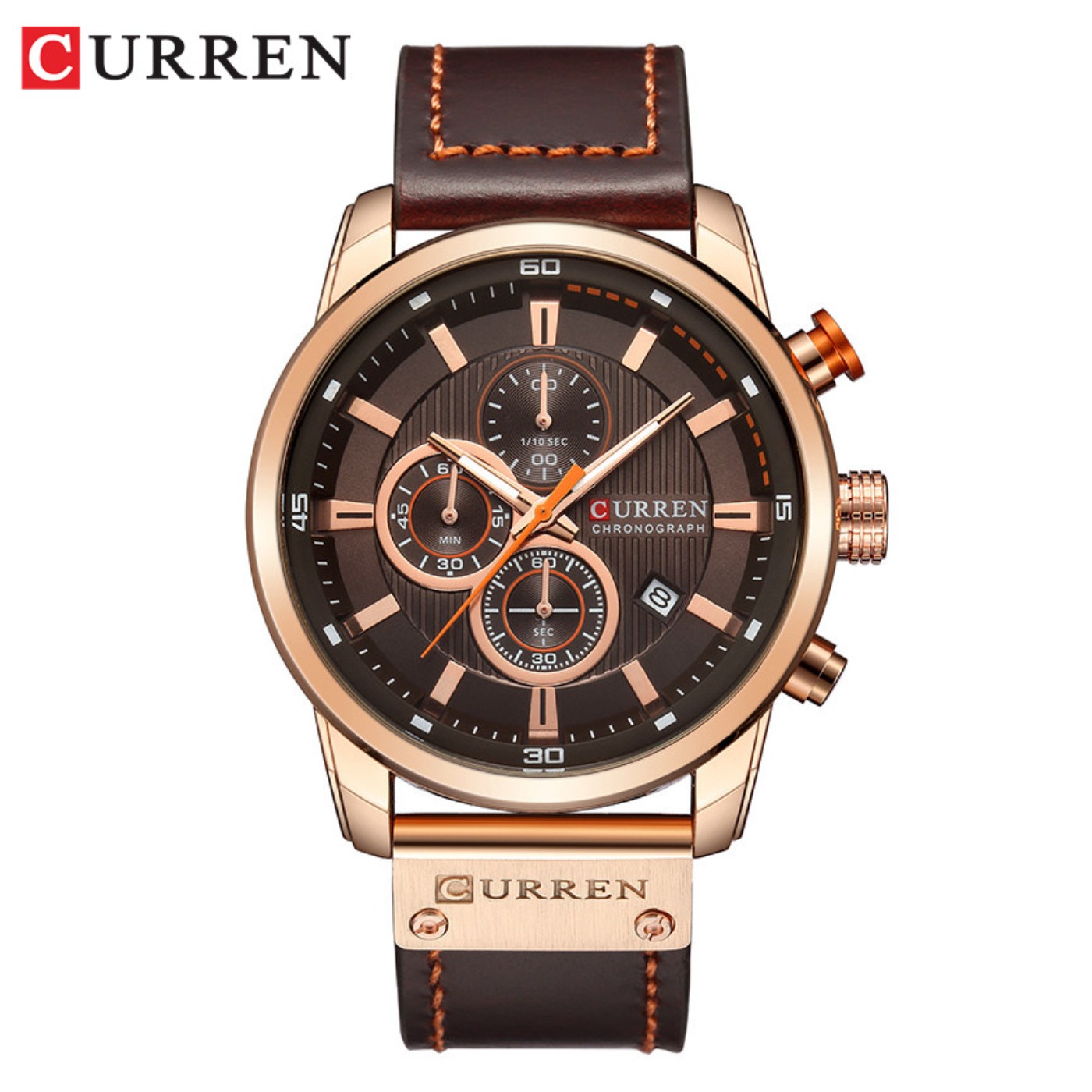 Men'S Fashion Luxury Brands - CURREN Fashion Date Quartz Men Watches