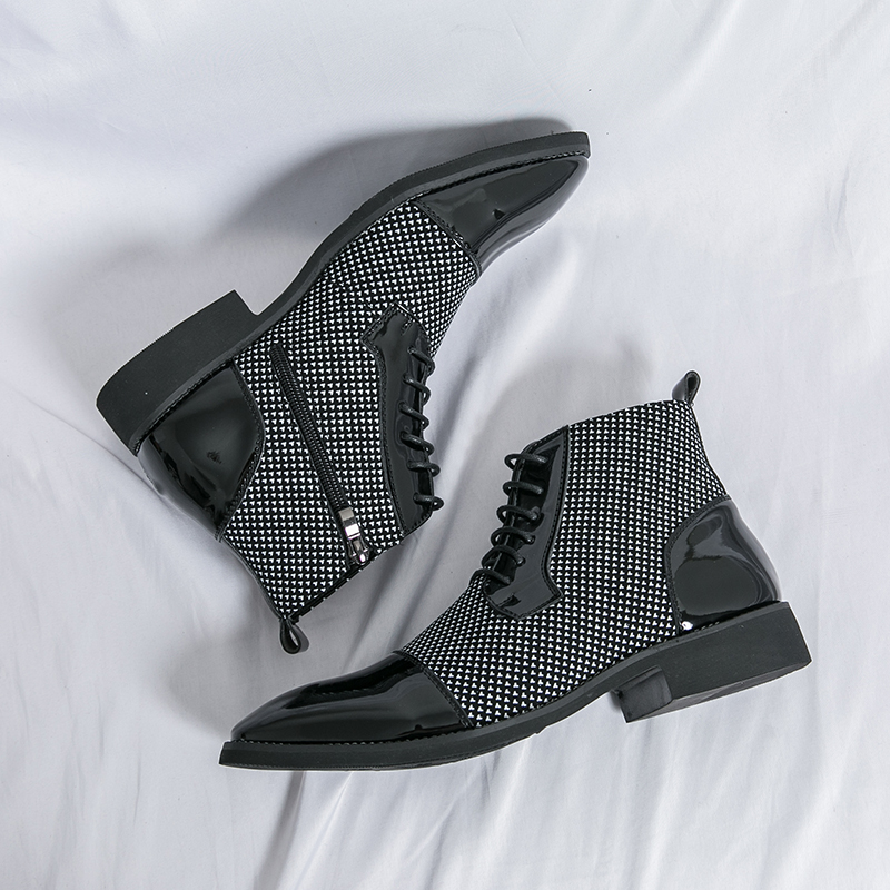 Men'S Fashion For Wedding - High Quality Men Boots Fashion Pointed