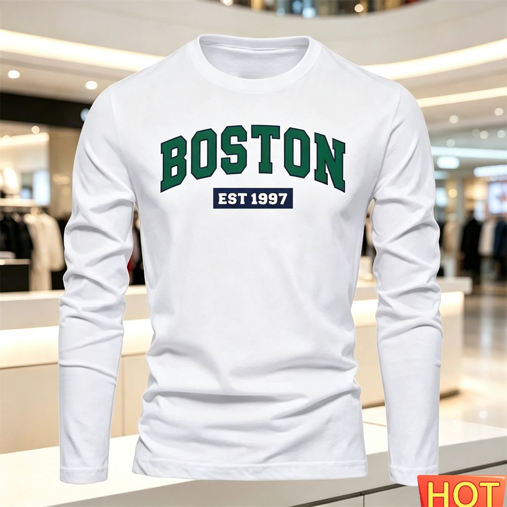 Queer Men'S Fashion - Autumn Summer Men's long sleeved T-shirt