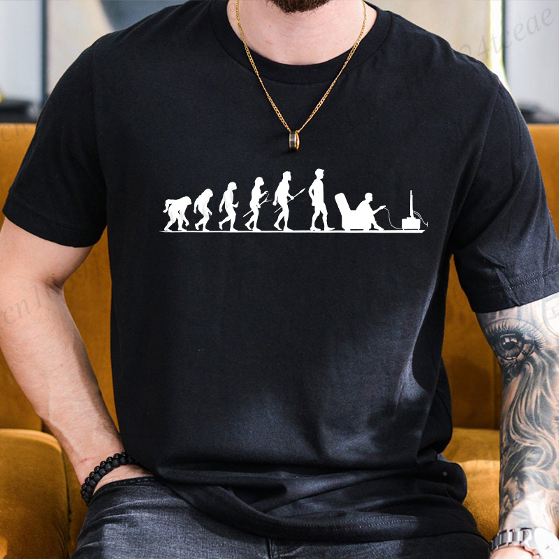 Men'S Fashion Evolution - Summer Men's T Shirt Evolution Gamer