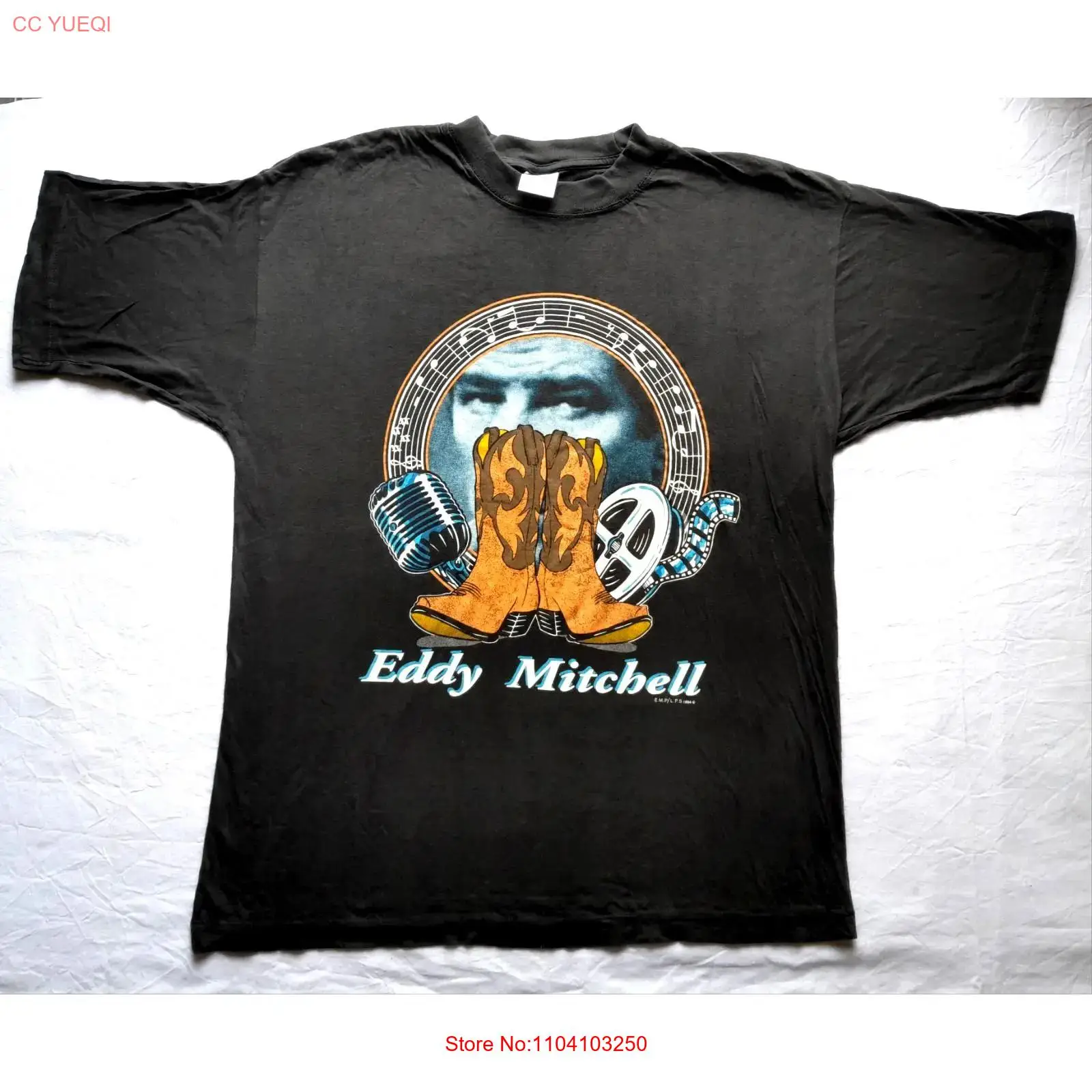 Xl Men'S Fashion - RARE ORIGINAL VINTAGE EDDY MITCHELL 1994