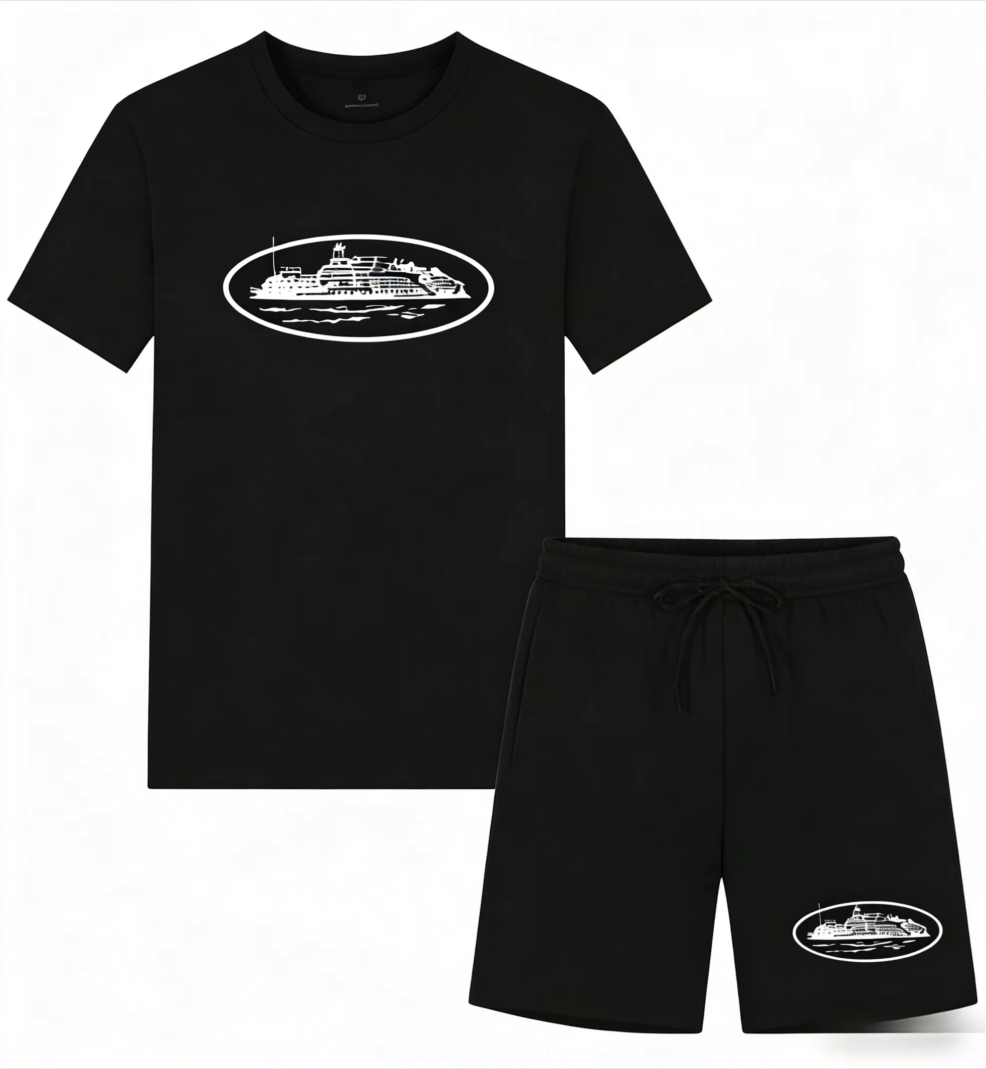 Queer Men'S Fashion - 2026 Summer New Small Boat Printed