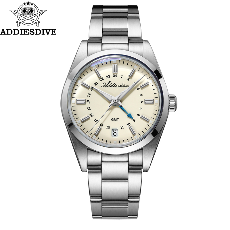 Men'S Fashion Jewelry - ADDIESDIVE Hot Brand 36mm Luxury GMT