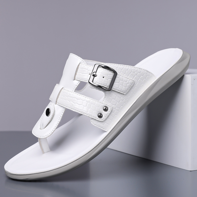 Belt Mens Fashion - Summer New Men Flip Flops with