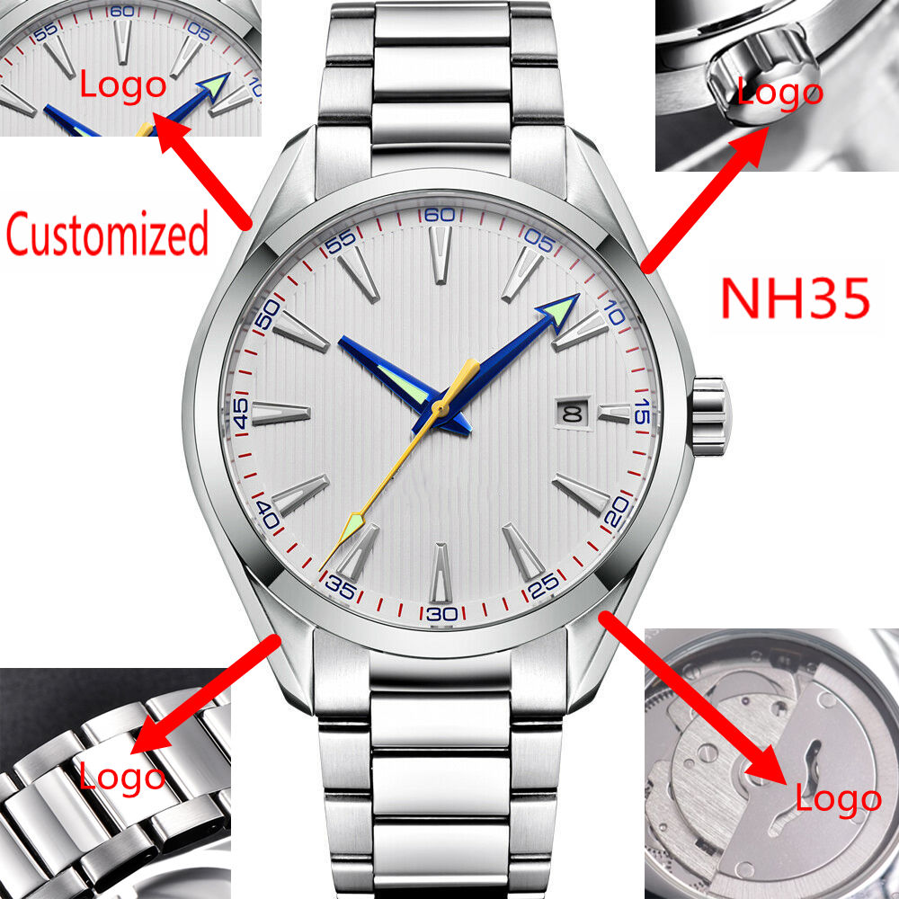 Men'S Fashion Luxury Brands - Custom Logo 41mm Men Miyota/NH35 Automatic