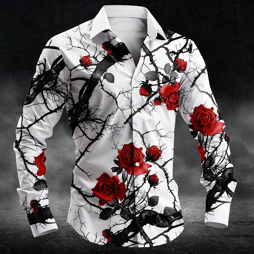 Queer Men'S Fashion - Fashion plum blossom pattern 3d Print