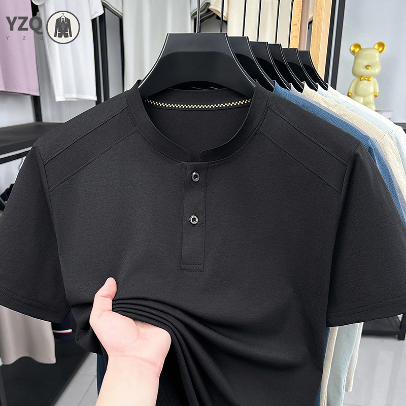 2026 Fashion Men's Henley Neck - Men'S Fashion For Summer 2026 ulasan dan harga