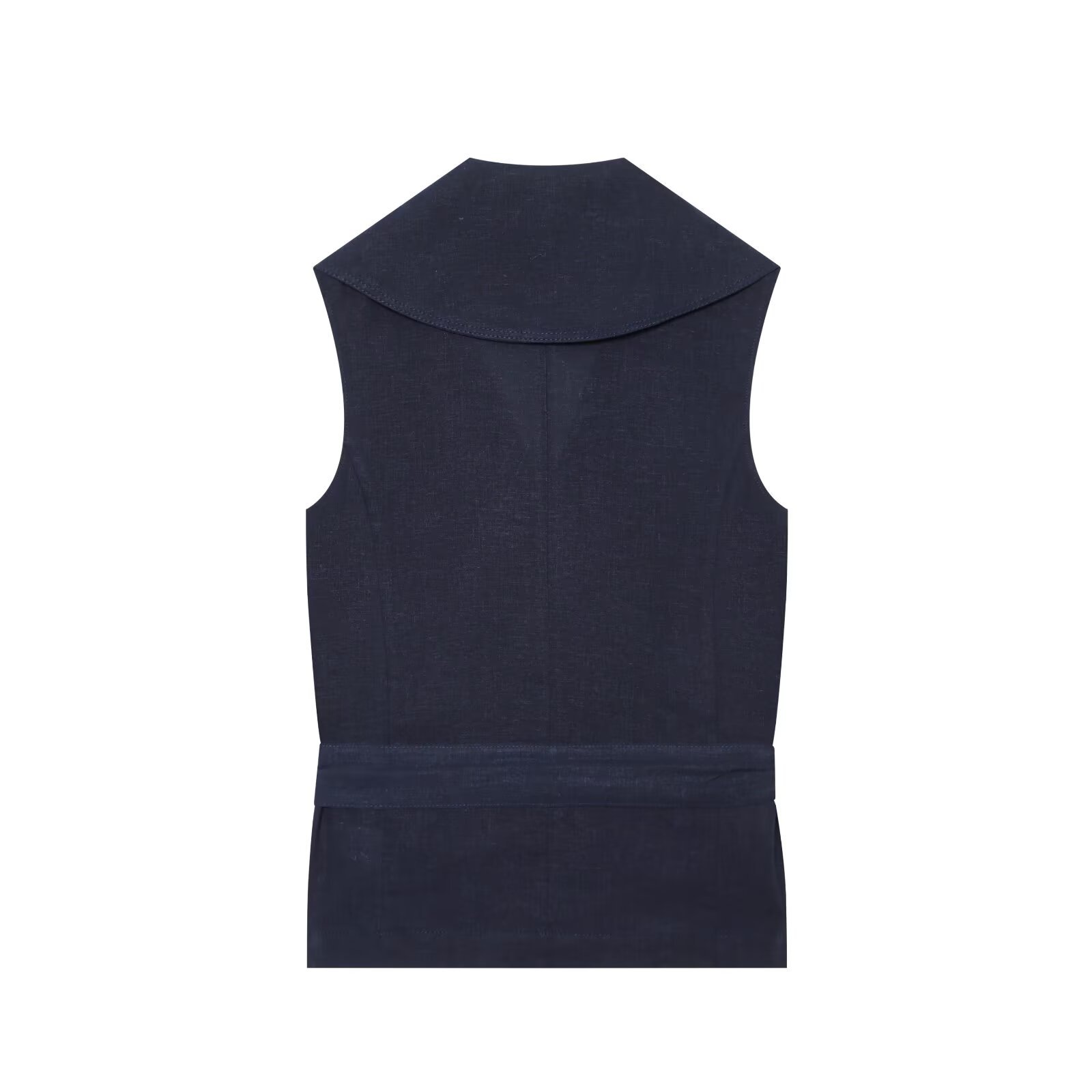 Women Summer Navy Blue Sleevel - Belt Mens Fashion ulasan dan harga