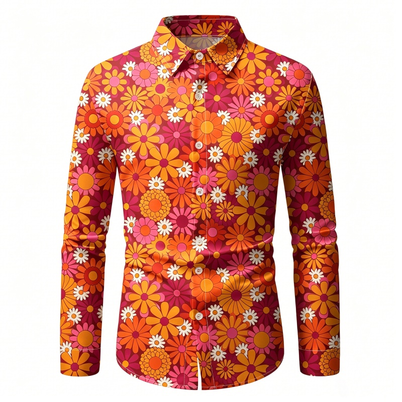 2026 New Fashion Men's Shirt P - Queer Men'S Fashion ulasan dan harga