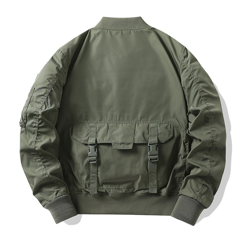 Mens Jacket Vintage Streetwear - Mens Fashion Bomber Jacket ulasan dan harga