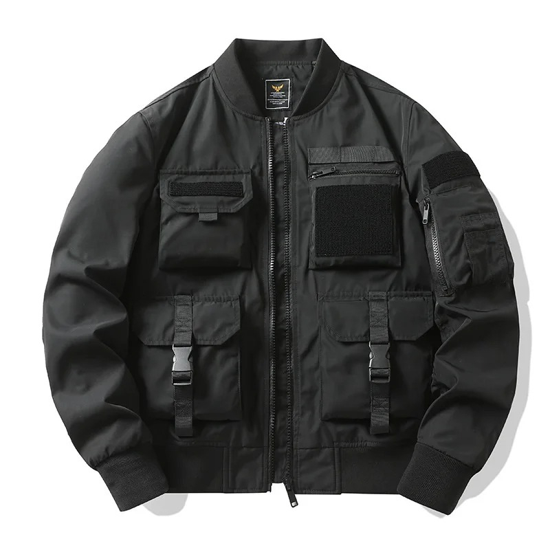 Mens Jacket Vintage Streetwear - Mens Fashion Bomber Jacket ulasan dan harga