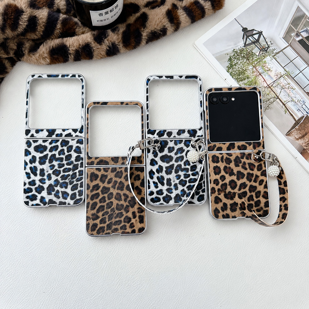 Leopard Print Folding Flip Pho - Mens Fashion Vintage ulasan dan harga