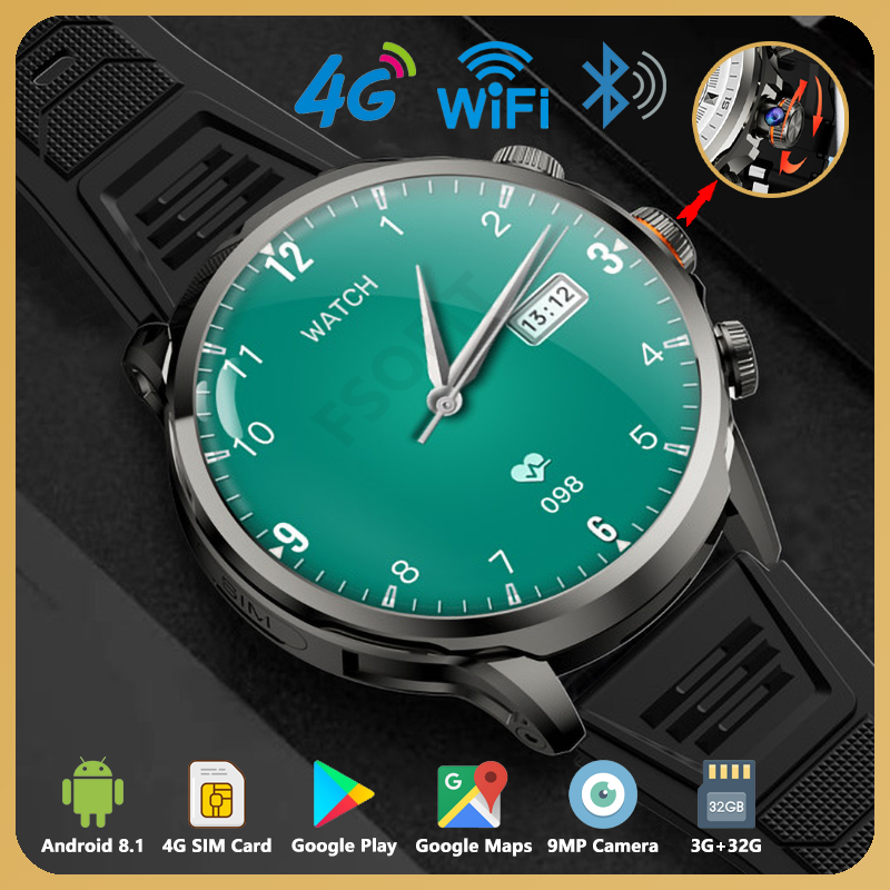 4G Network Android Smart Watch - Men'S Fashion App ulasan dan harga
