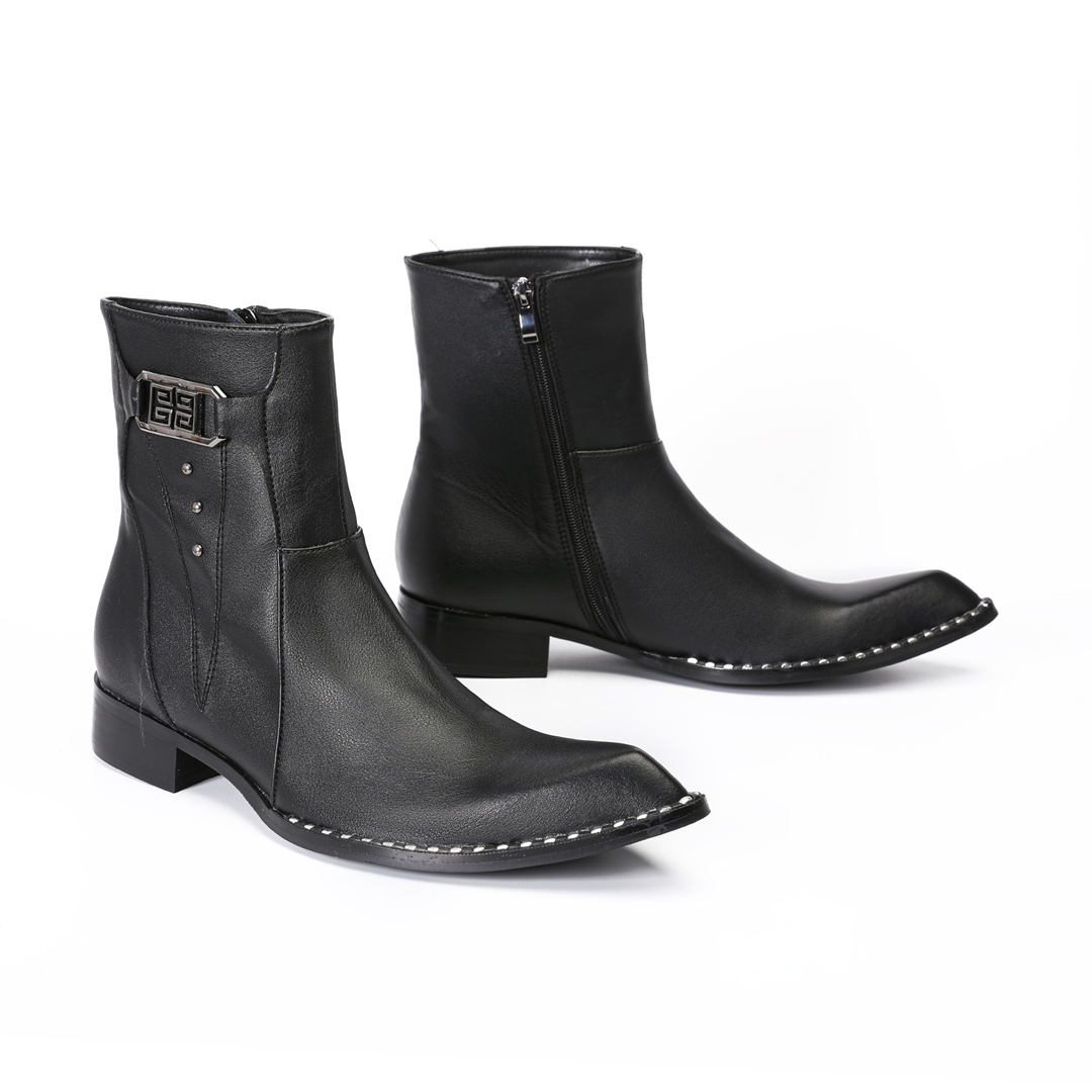fashion black pointed toe men  - Men'S Fashion Formal ulasan dan harga
