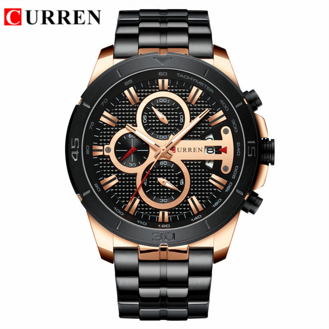 CURREN Watch Men Waterproof Ch - Men'S Fashion Luxury Brands ulasan dan harga