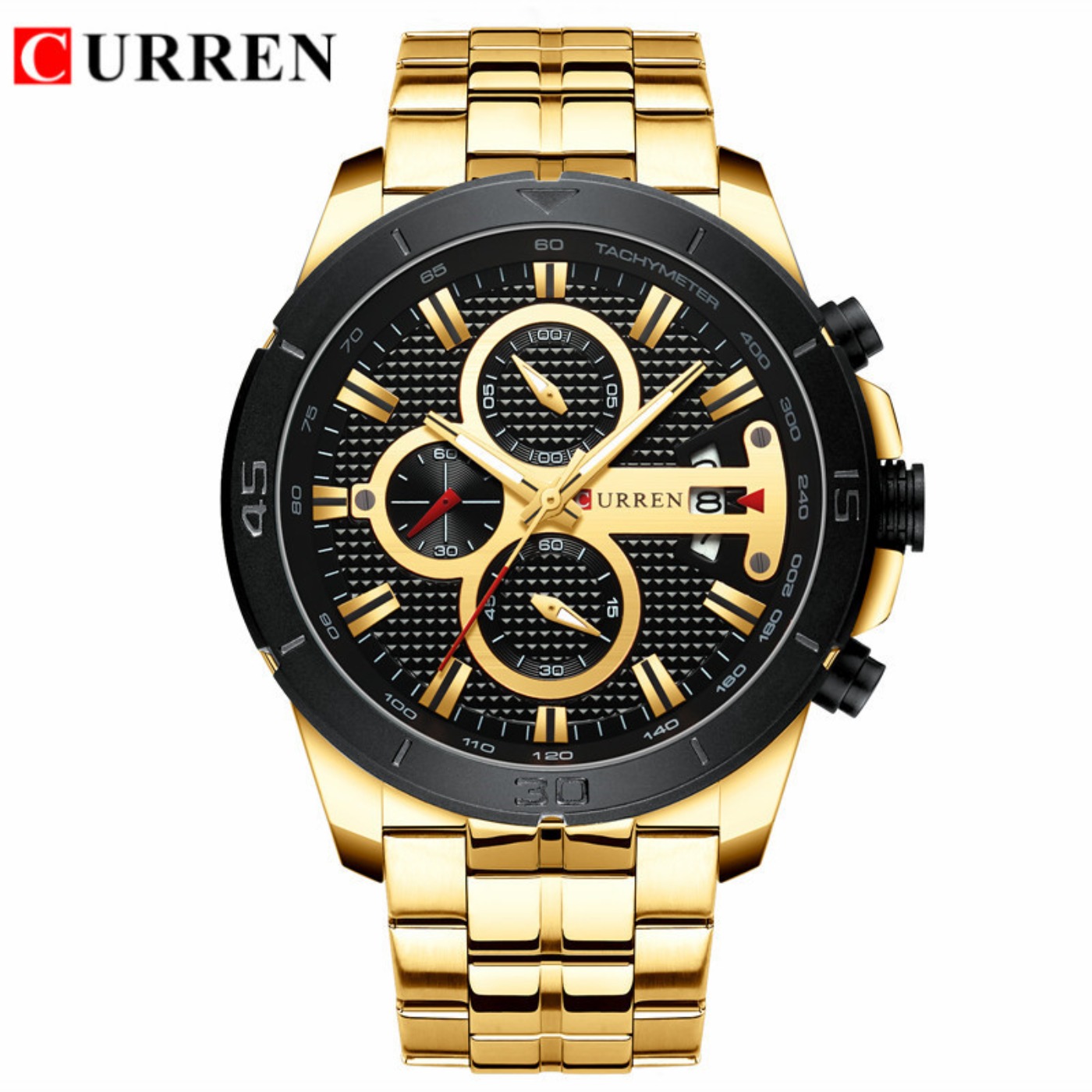 CURREN Watch Men Waterproof Ch - Men'S Fashion Luxury Brands ulasan dan harga