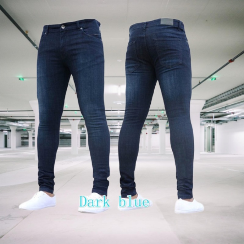 Men's Jeans Stretch Slim Fit T - Skinny Jeans Ripped ulasan dan harga