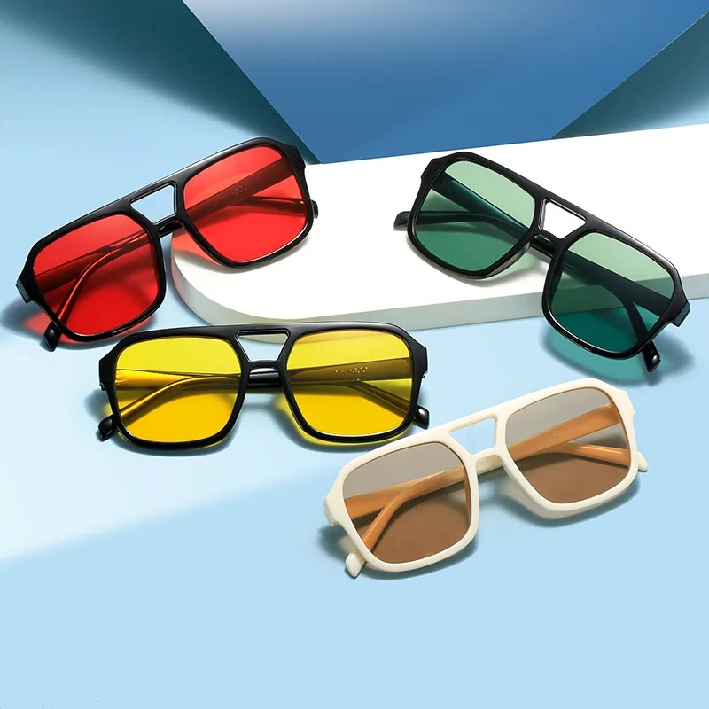 New Pc Frame Round Sunglasses  - Men'S Fashion Round Glasses ulasan dan harga