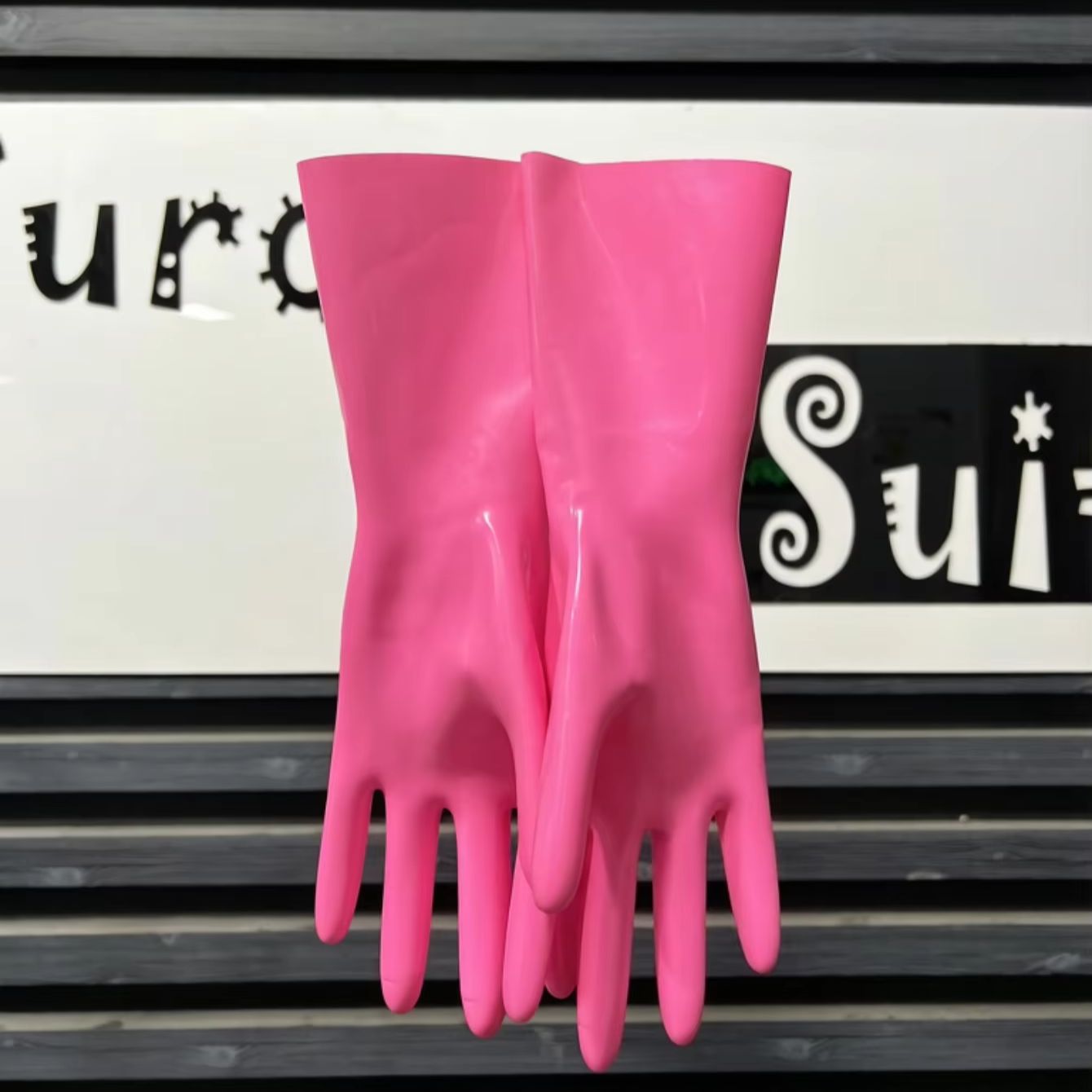 Pink Rubber Fashion Gloves Clu - Men'S Fashion Gloves ulasan dan harga