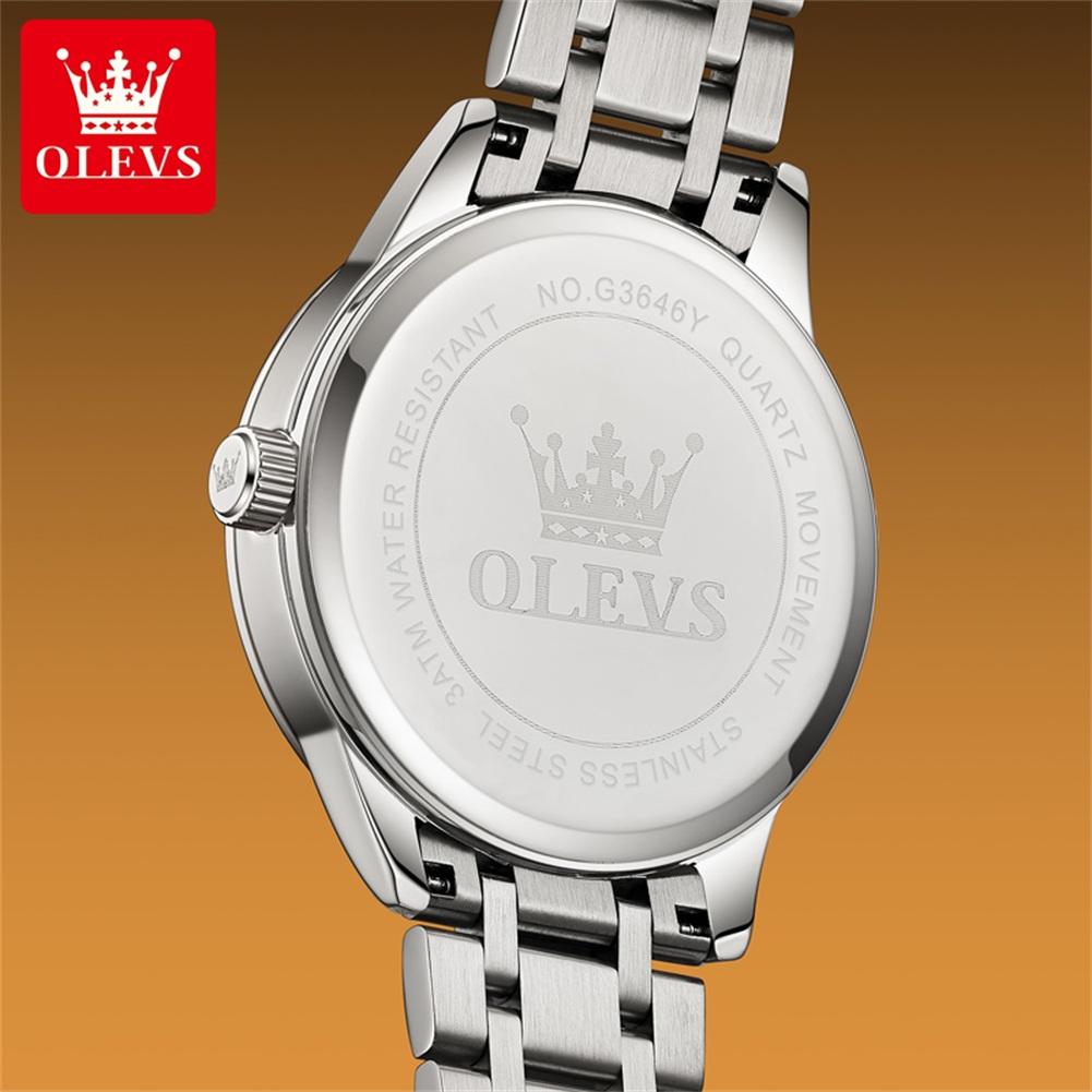 OLEVS Moon Phase men's watches - Men'S Fashion Luxury Brands ulasan dan harga