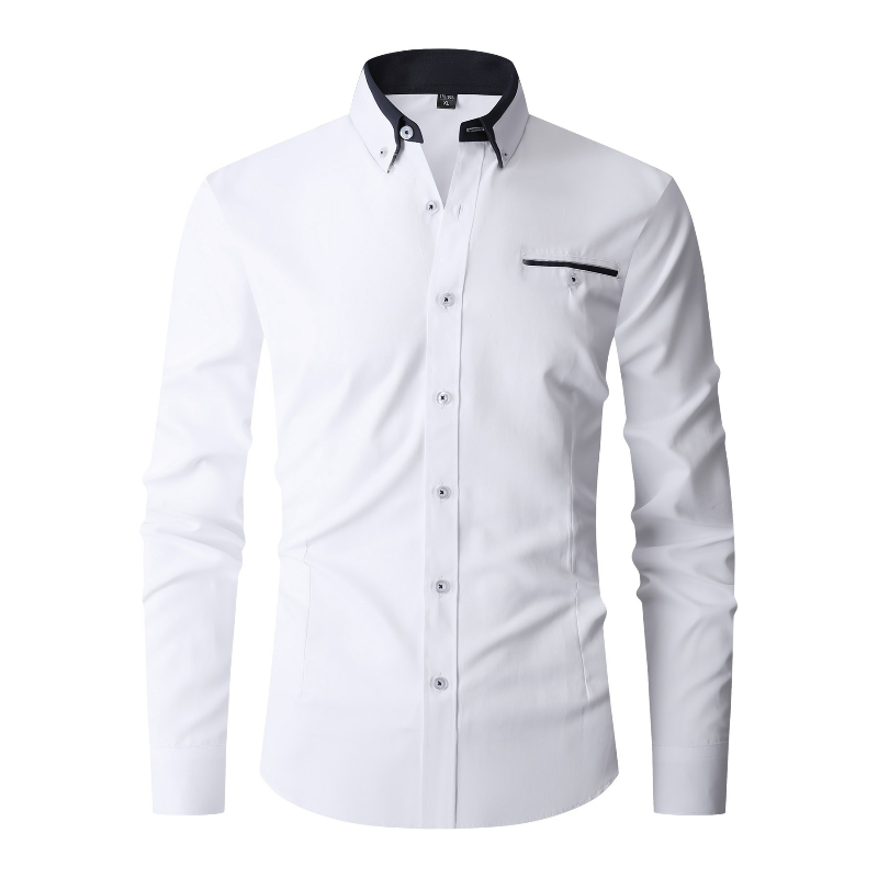 Men Formal Shirt Long Sleeve O - Men'S Fashion Formal ulasan dan harga