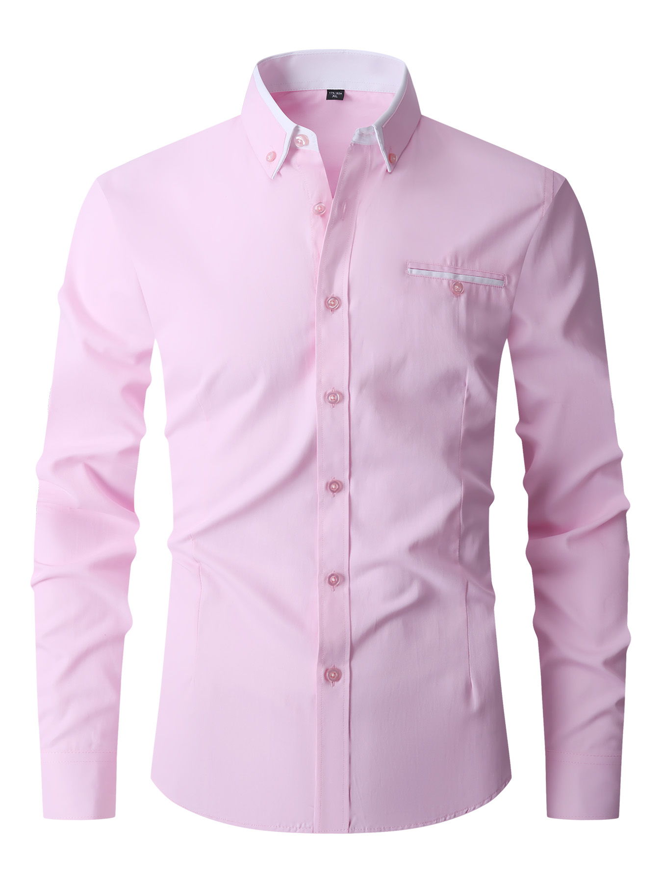 Men Formal Shirt Long Sleeve O - Men'S Fashion Formal ulasan dan harga