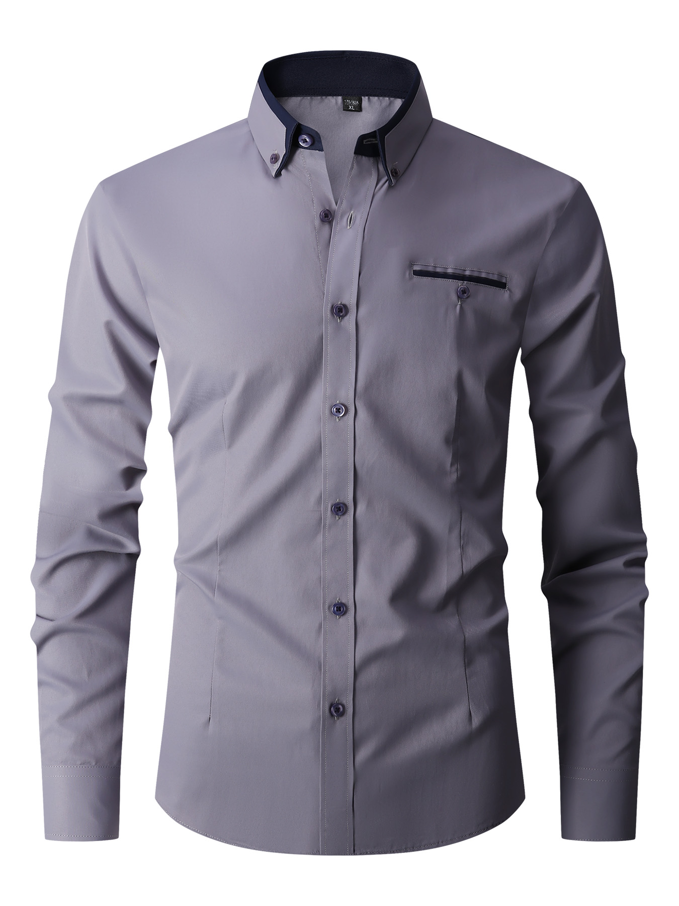 Men Formal Shirt Long Sleeve O - Men'S Fashion Formal ulasan dan harga