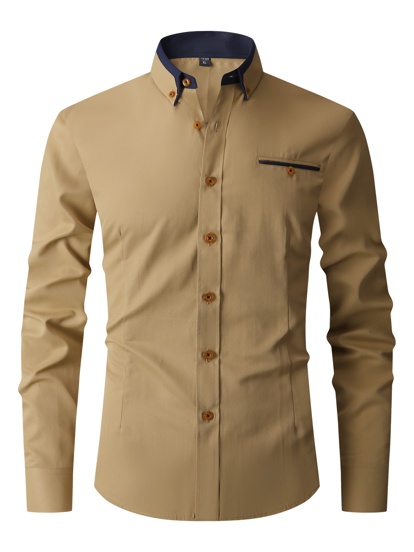 Men Formal Shirt Long Sleeve O - Men'S Fashion Formal ulasan dan harga