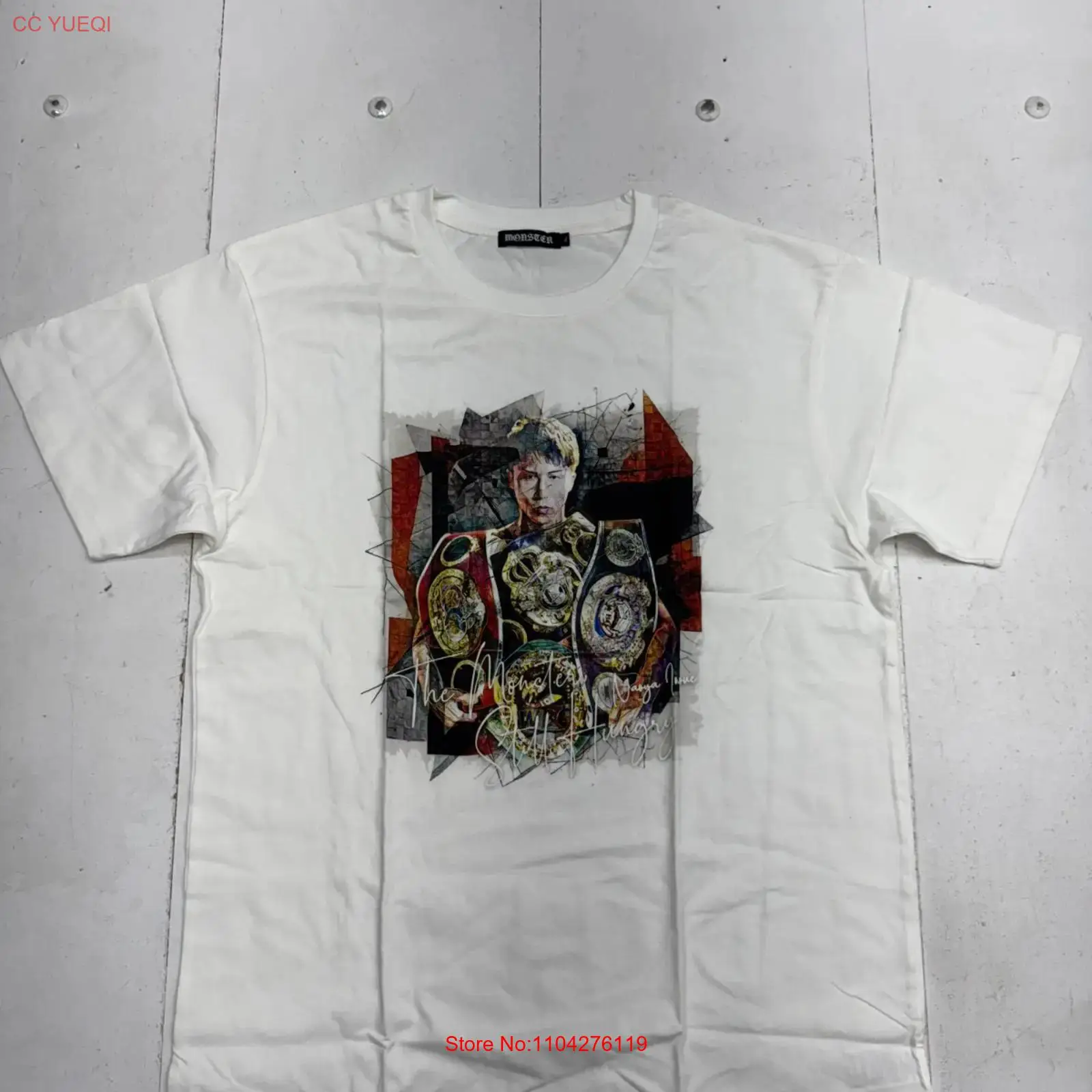 Monster Naoya Inoue White Prin - Xl Men'S Fashion ulasan dan harga