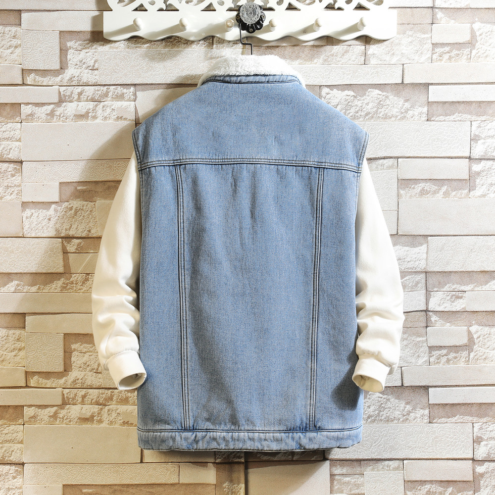 Winter Cargo Denim Vests Men W - Men'S Fashion Vest With Jeans ulasan dan harga