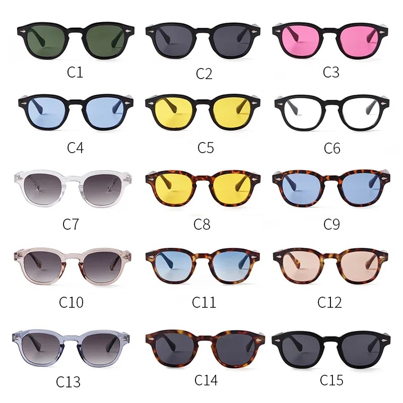Vintage Round Sunglasses Women - Men'S Fashion Round Glasses ulasan dan harga