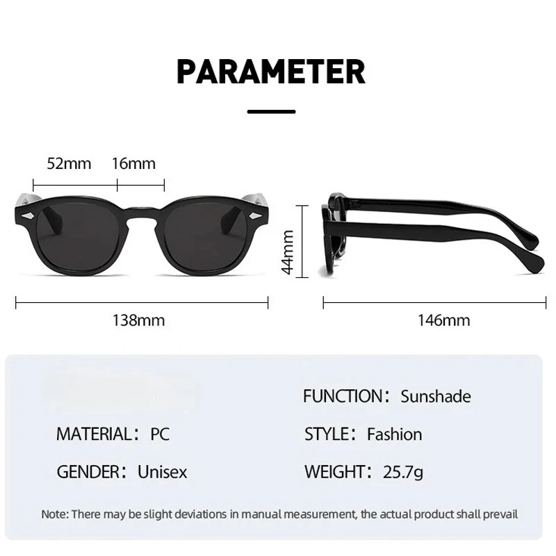 Vintage Round Sunglasses Women - Men'S Fashion Round Glasses ulasan dan harga