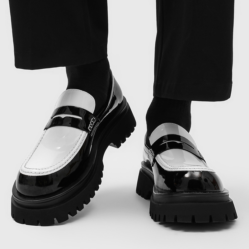 New Thick Soled Color Blocked  - Men'S Fashion For Wedding ulasan dan harga