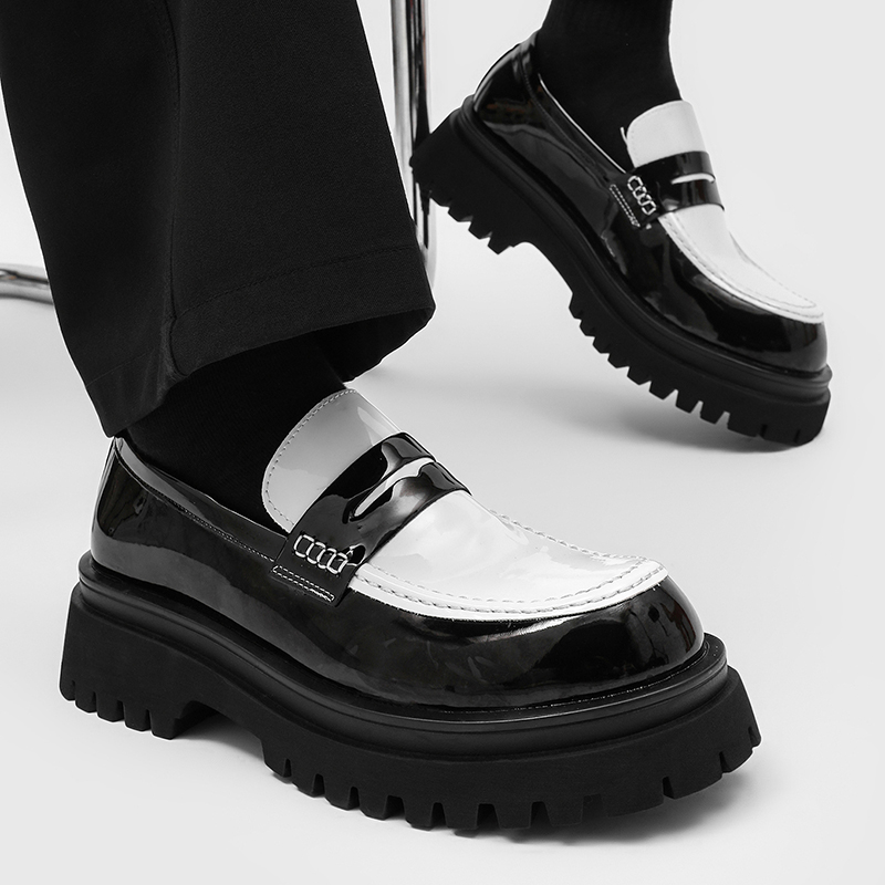 New Thick Soled Color Blocked  - Men'S Fashion For Wedding ulasan dan harga