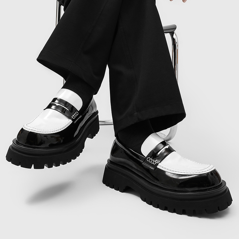 New Thick Soled Color Blocked  - Men'S Fashion For Wedding ulasan dan harga