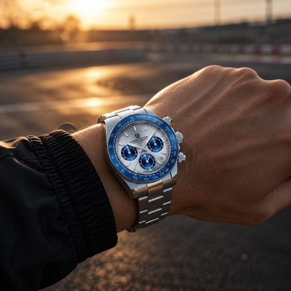 PAGANI DESIGN 40mm Men's Watch - Men'S Fashion Round Glasses ulasan dan harga