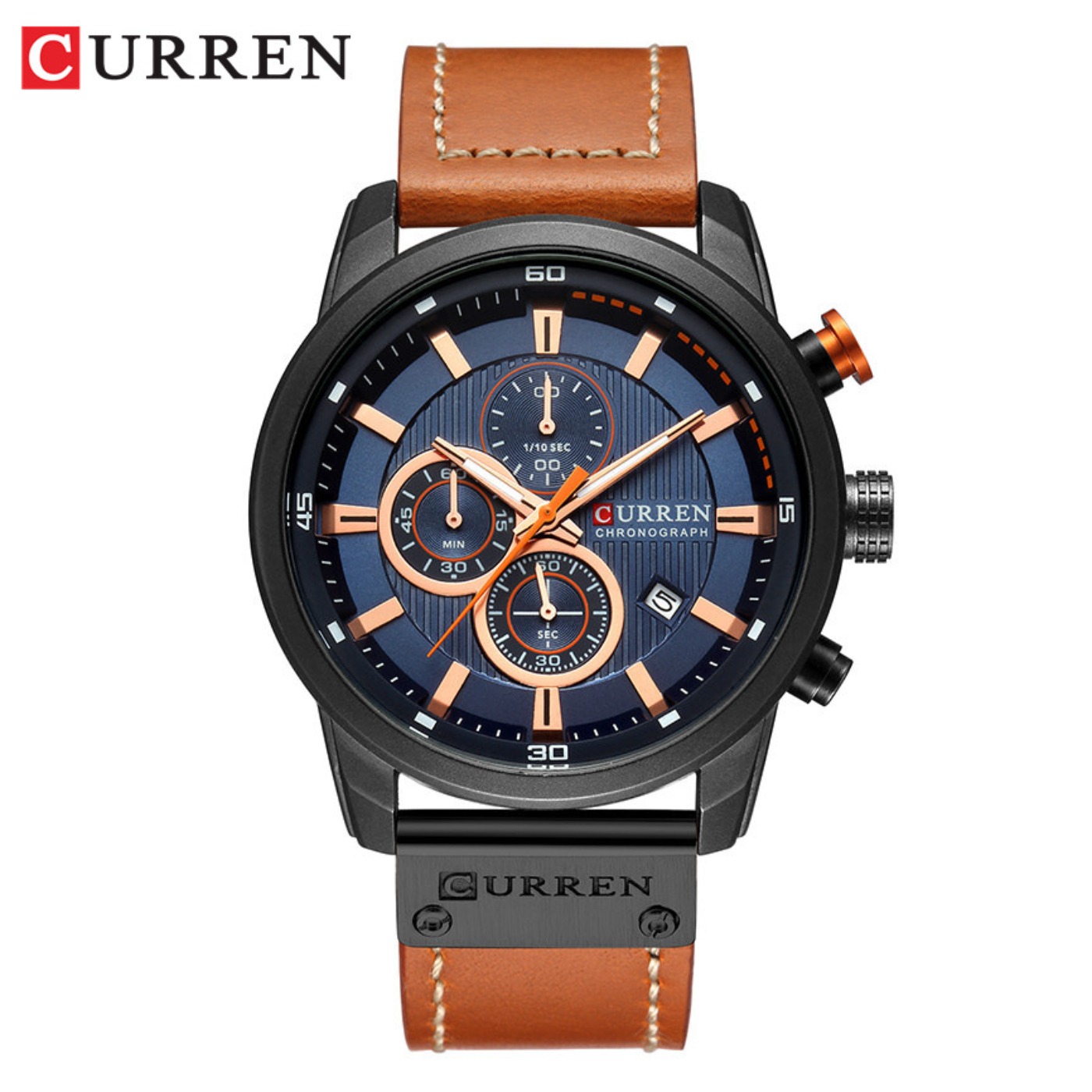CURREN Fashion Date Quartz Men - Men'S Fashion Luxury Brands ulasan dan harga