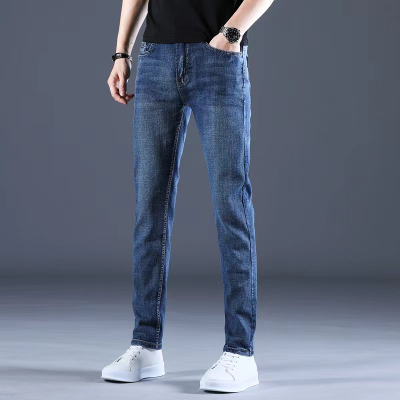 2025 New Style Business Men's  - Skinny Jeans Ripped ulasan dan harga