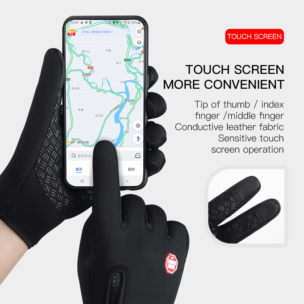 1pair of Thermal Touch Screen  - Men'S Fashion Gloves ulasan dan harga