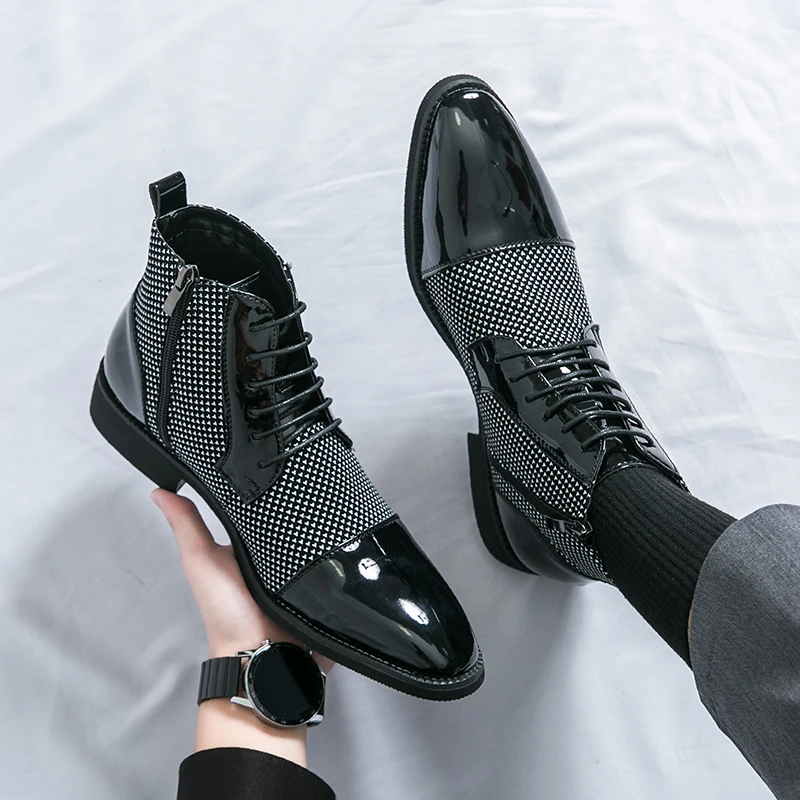 High Quality Men Boots Fashion - Men'S Fashion For Wedding ulasan dan harga