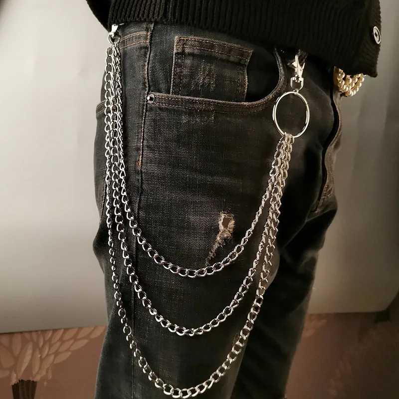 Layer Metal Belt Chain Punk Ho - Belt Mens Fashion ulasan dan harga