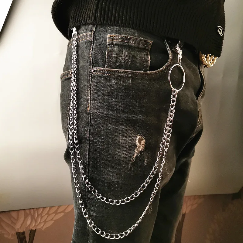 Layer Metal Belt Chain Punk Ho - Belt Mens Fashion ulasan dan harga